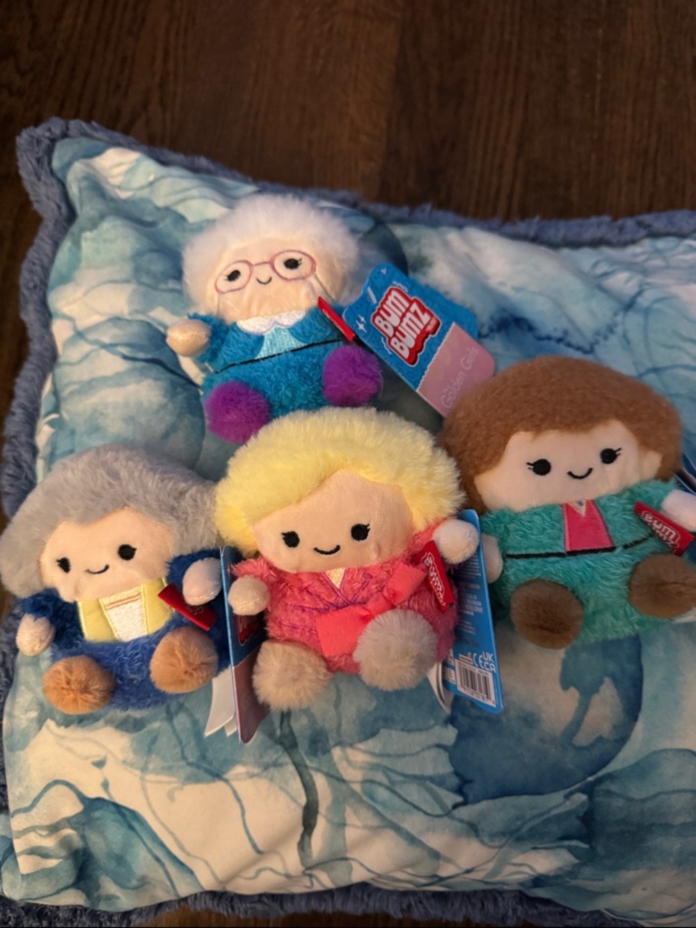 Golden Girls BumBumz Set of Four Small Plush